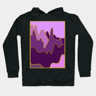 Gemstone Mountains Purple Hoodie